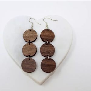 ✨Beautiful Walnut Wood Earrings✨